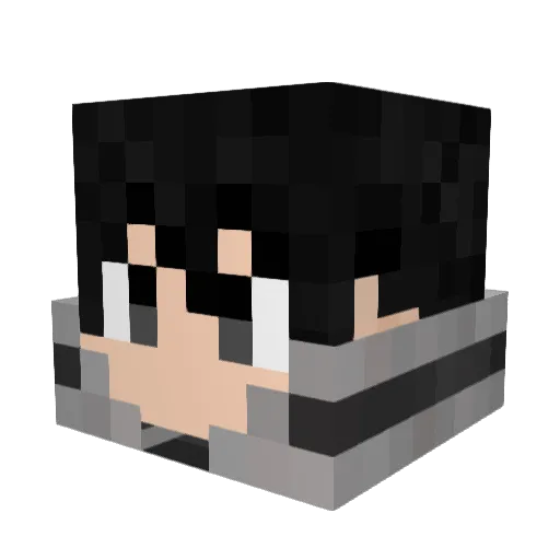 epicman352 Minecraft avatar head, 3D render