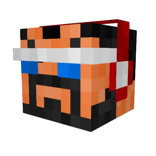 epicnyancatdude Minecraft avatar head, 3D render