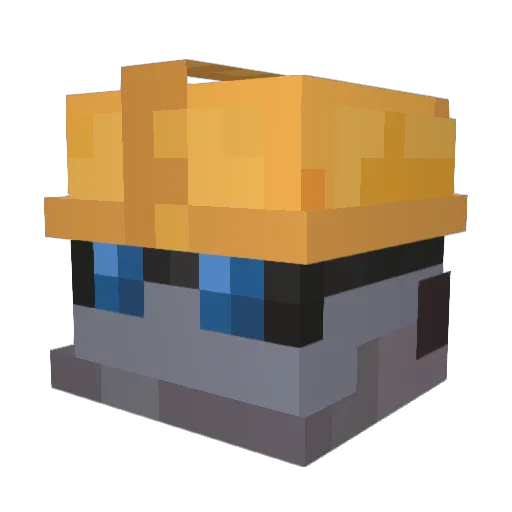epicomosto Minecraft avatar head, 3D render