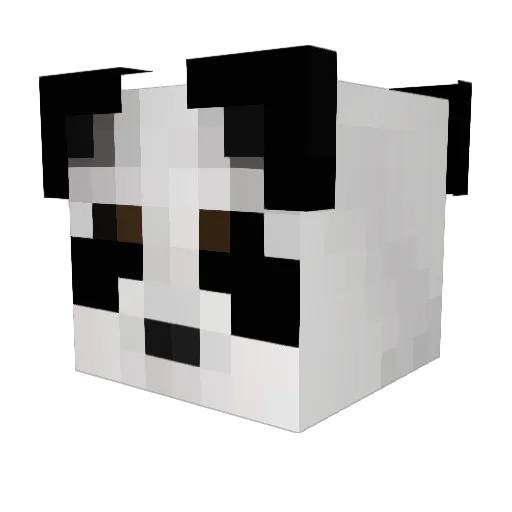 epicpanda28 Minecraft avatar head, 3D render