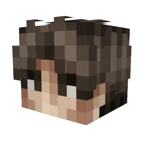 epicrollss Minecraft avatar head, 3D render