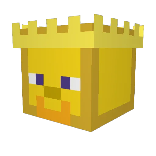 epicscotty Minecraft avatar head, 3D render