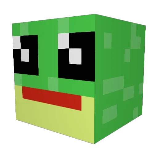 epictimmersgame Minecraft avatar head, 3D render
