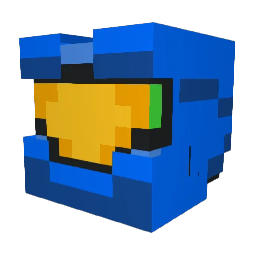 epicvaderdog Minecraft avatar head, 3D render