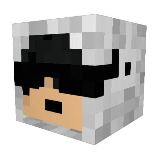 epicwatcher Minecraft avatar head, 3D render
