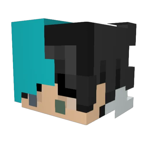 epik4k Minecraft avatar head, 3D render