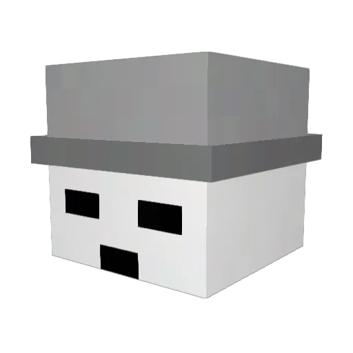 Minecraft-Avatar von epikpanman: Kopf als 3D-Render