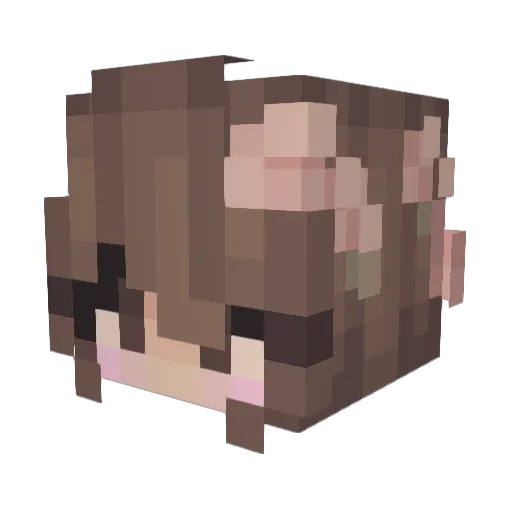 eplyn Minecraft avatar head, 3D render