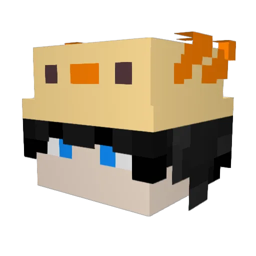 epolski Minecraft avatar head, 3D render