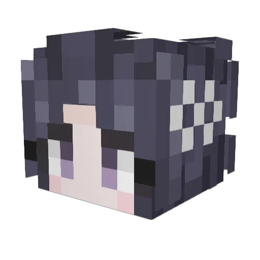 epreef123 Minecraft avatar head, 3D render