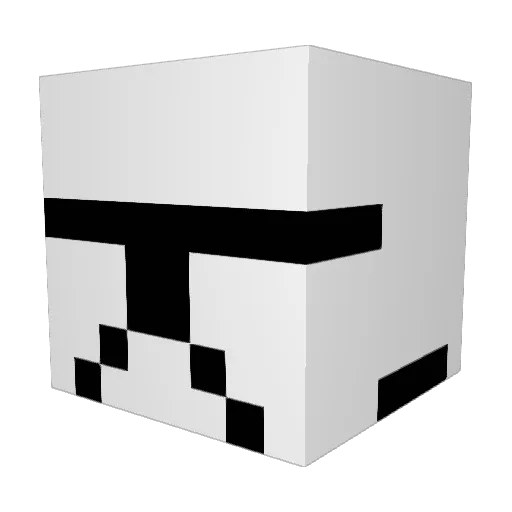eproctor Minecraft avatar head, 3D render
