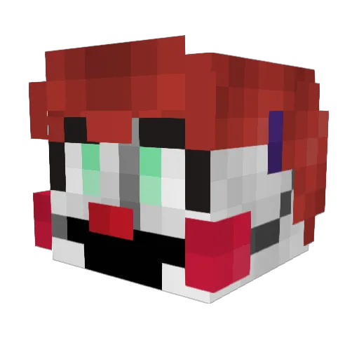 epsyme Minecraft avatar head, 3D render