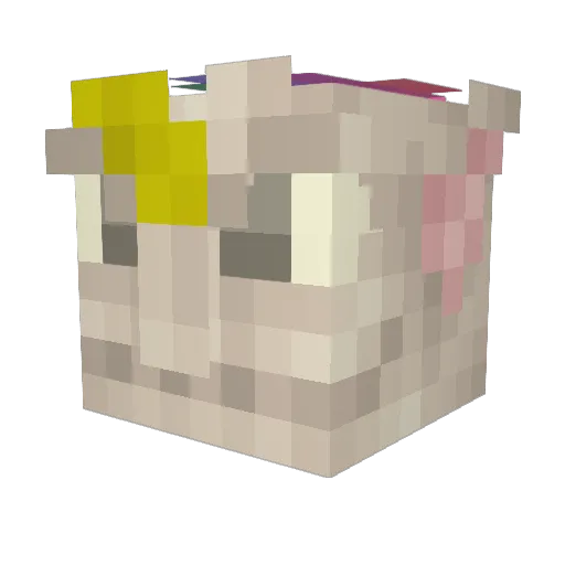 equanimityy13pos Minecraft avatar head, 3D render