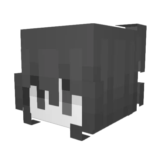 equivale Minecraft avatar head, 3D render