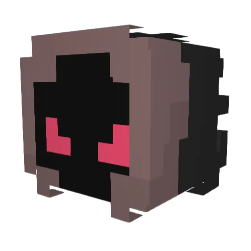 eqys Minecraft avatar head, 3D render