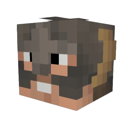 eragon321123 Minecraft avatar head, 3D render