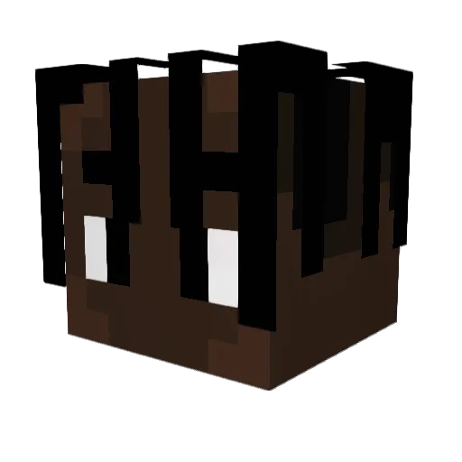 eraioz Minecraft avatar head, 3D render