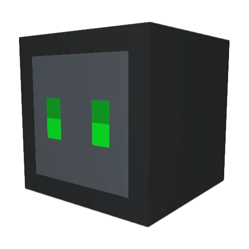 erasableplague Minecraft avatar head, 3D render