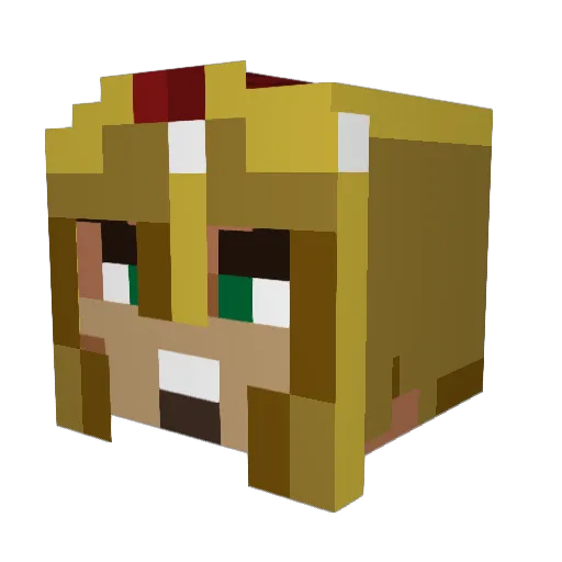 erasy68887 Minecraft avatar head, 3D render