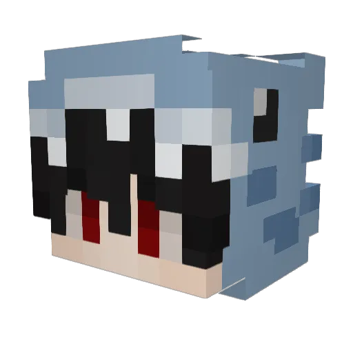 erathelix Minecraft avatar head, 3D render
