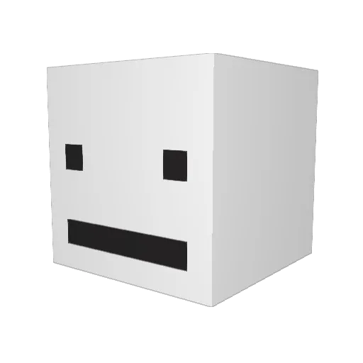 eray240 Minecraft avatar head, 3D render