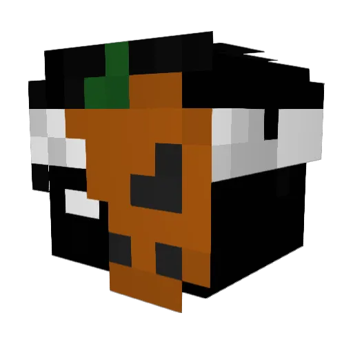 erazx07 Minecraft avatar head, 3D render