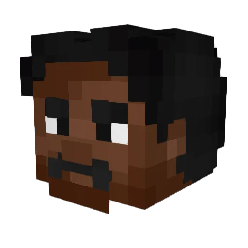 erbal_Tea Minecraft avatar head, 3D render