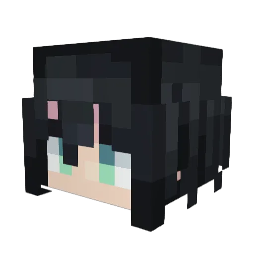 erbwars Minecraft avatar head, 3D render