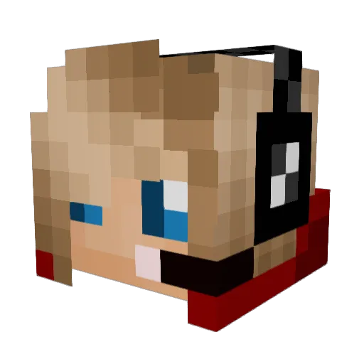 ercan00 Minecraft avatar head, 3D render