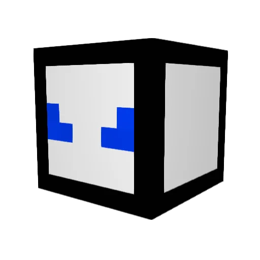 erco831 Minecraft avatar head, 3D render
