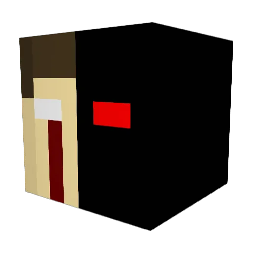 erdemstandi Minecraft avatar head, 3D render