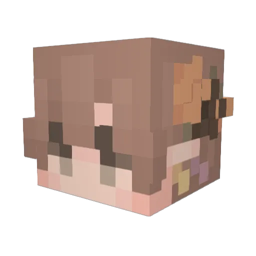 ereavnydae Minecraft avatar head, 3D render