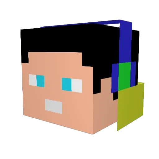 ereis11 Minecraft avatar head, 3D render