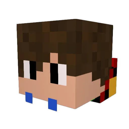 erensoy1 Minecraft avatar head, 3D render