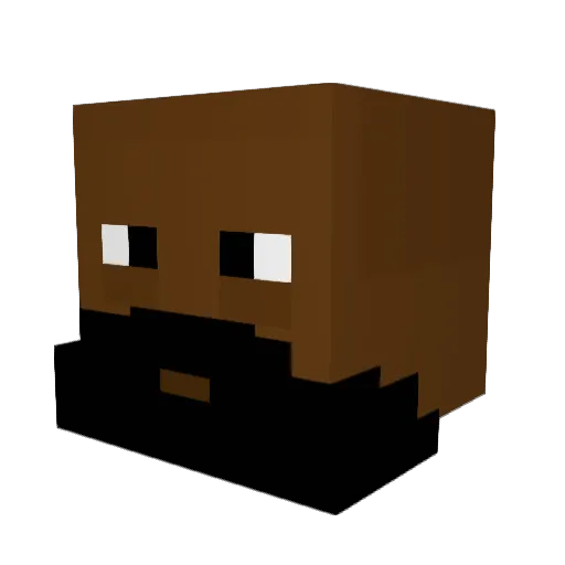 ereticor Minecraft avatar head, 3D render