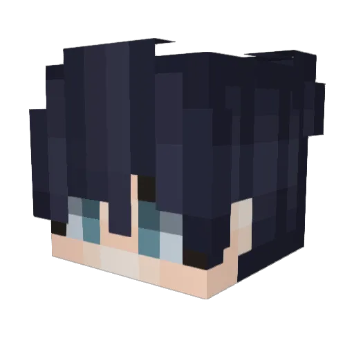 erez159 Minecraft avatar head, 3D render