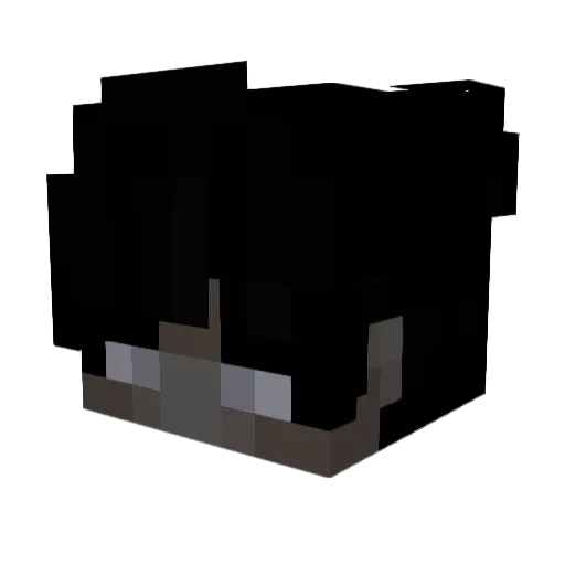 erfinden Minecraft avatar head, 3D render