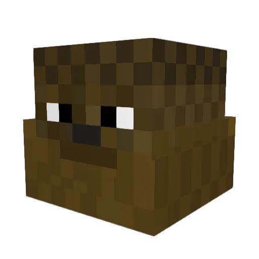 ergot158 Minecraft avatar head, 3D render