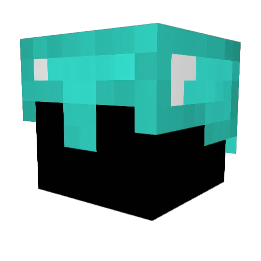 eric100000 Minecraft avatar head, 3D render