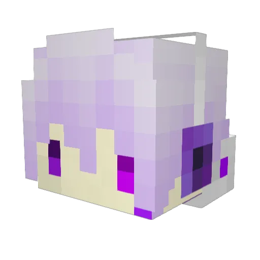 ericGOGO Minecraft avatar head, 3D render