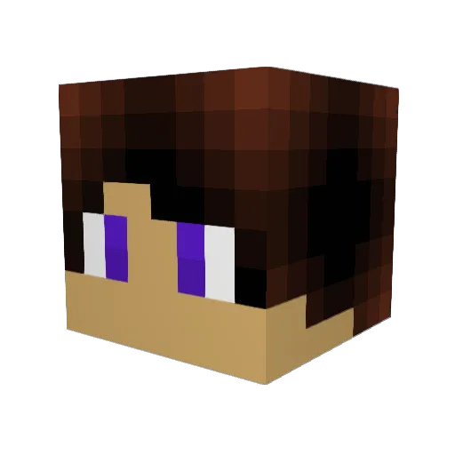 eric_vhr Minecraft avatar head, 3D render