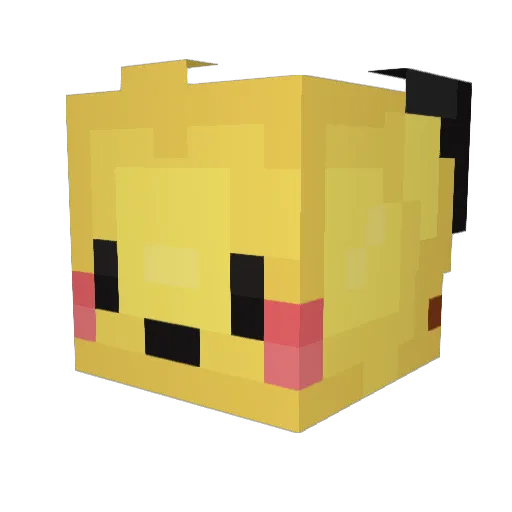 erica1223 Minecraft avatar head, 3D render