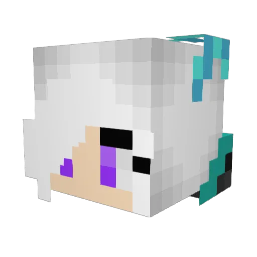 erica26032008 Minecraft avatar head, 3D render