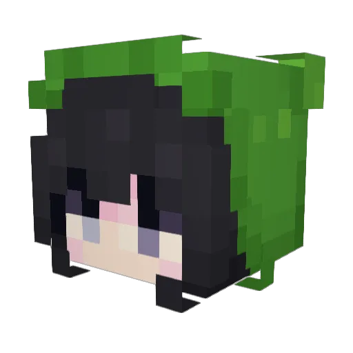 ericagc04 Minecraft avatar head, 3D render