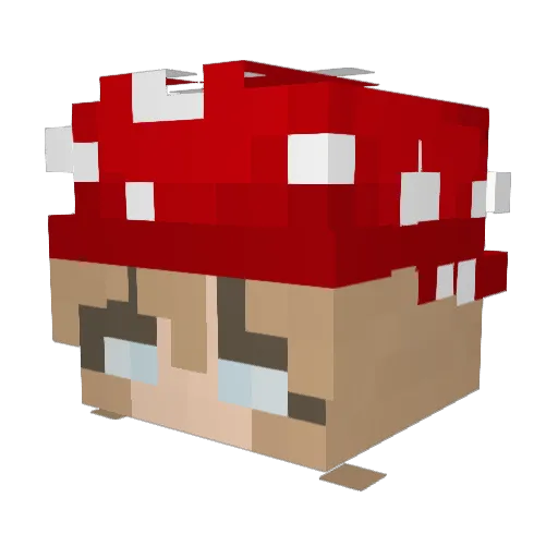 ericarvse Minecraft avatar head, 3D render
