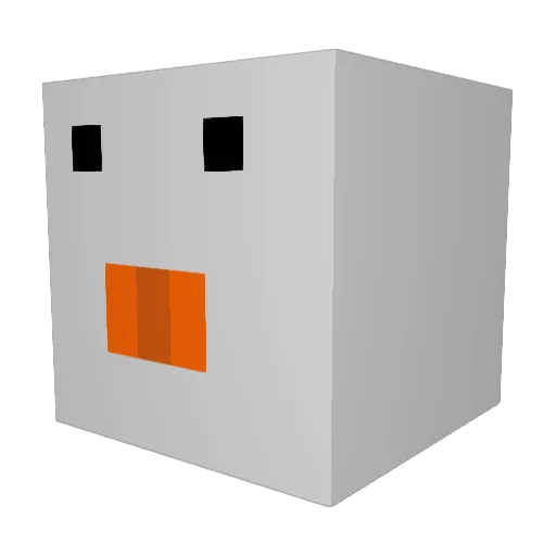 ericattwood2 Minecraft avatar head, 3D render