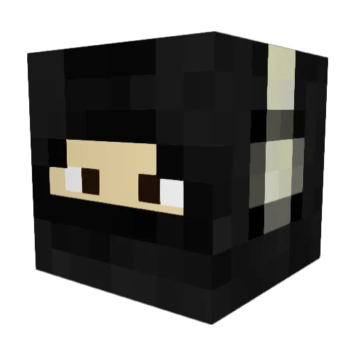 ericeb Minecraft avatar head, 3D render
