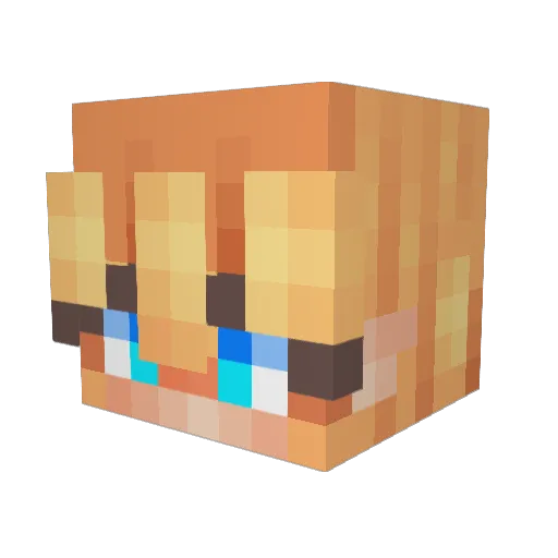 ericfer48 Minecraft avatar head, 3D render