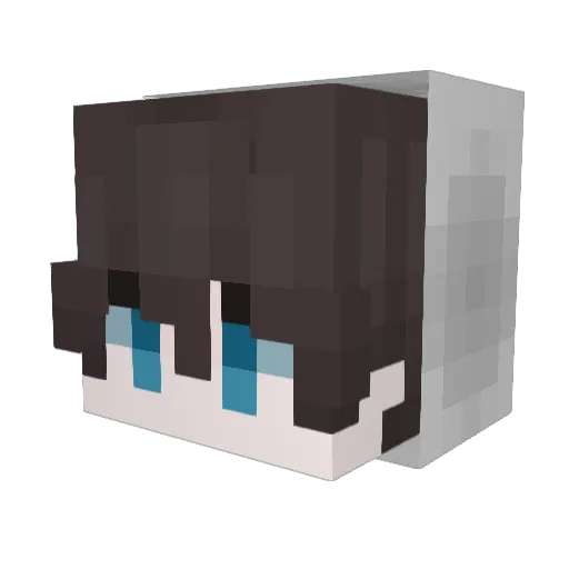 ericsigma12 Minecraft avatar head, 3D render