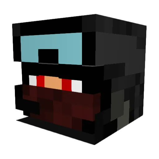 ericus_a Minecraft avatar head, 3D render